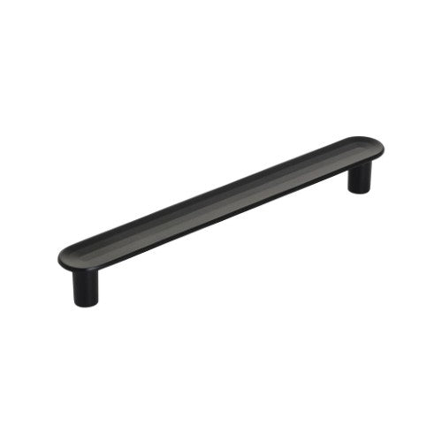 Concentric Zinc Matte Black Cabinet Pull 2