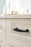 Cowrie Zinc Matte Black Cabinet Pull 25