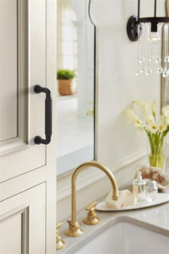 Cowrie Zinc Matte Black Cabinet Pull 26