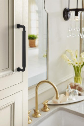 Cowrie Zinc Matte Black Cabinet Pull 28