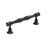Crawford Zinc Matte Black Cabinet Pull 1