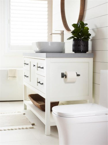 Davenport Zinc Matte Black Cabinet Pull 24