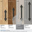 Davenport Zinc Matte Black Cabinet Pull 32