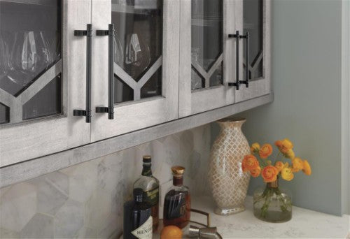 Davenport Zinc Matte Black Cabinet Pull 33