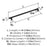 Davenport Zinc Matte Black Cabinet Pull 15