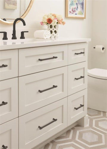 Destine Zinc Matte Black Cabinet Pull 32
