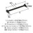 Dupont Circle Zinc Matte Black Cabinet Pull 14