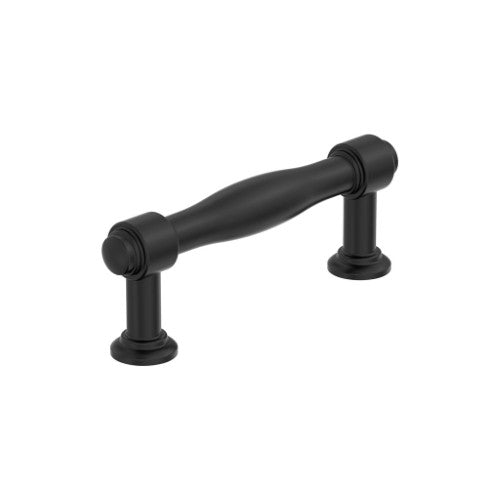 Enlivity Zinc Matte Black Cabinet Pull 1