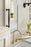 Enlivity Zinc Matte Black Cabinet Pull 28