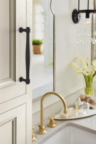 Enlivity Zinc Matte Black Cabinet Pull 28