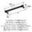 Faircrest Zinc & Steel Matte Black Cabinet Pull 14