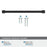 Faraday Zinc Matte Black Cabinet Pull 17