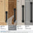 Farewind Zinc Matte Black Cabinet Pull 37