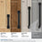 Farewind Zinc Matte Black Cabinet Pull 39