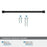 Farewind Zinc Matte Black Cabinet Pull 18