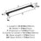 Merced Zinc Matte Black Cabinet Pull 9