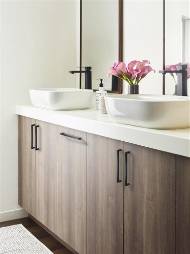 Monument Aluminum Matte Black Cabinet Pull 24