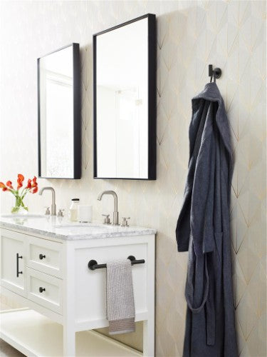 Radius Stainless Steel Matte Black Cabinet Pull 27