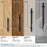 Radius Stainless Steel Matte Black Cabinet Pull 38
