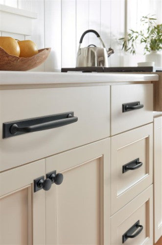Renown Zinc Matte Black Cabinet Pull 22