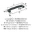 Rift Zinc Matte Black Cabinet Pull 5