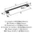 Riva Zinc Matte Black Cabinet Pull 14