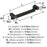 Rockhurst Zinc Matte Black Cabinet Pull 9