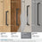 Rockhurst Zinc Matte Black Cabinet Pull 18