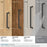 Rockhurst Zinc Matte Black Cabinet Pull 19