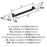 Rockhurst Zinc Matte Black Cabinet Pull 12