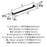 Rockhurst Zinc Matte Black Cabinet Pull 14