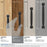 Stature Zinc Matte Black Cabinet Pull 37