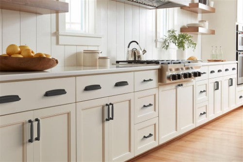 Stature Zinc Matte Black Cabinet Pull 24