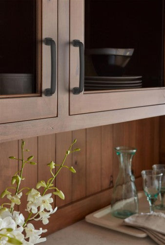 Surpass Zinc Matte Black Cabinet Pull 23