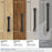Surpass Zinc Matte Black Cabinet Pull 32