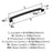 Surpass Zinc Matte Black Cabinet Pull 14