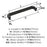 Townsend Zinc Matte Black Cabinet Pull 10