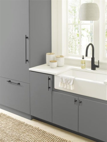 Transcendent Aluminum Matte Black Cabinet Pull 15