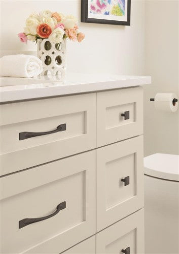 Uprise Zinc Matte Black Cabinet Pull 7