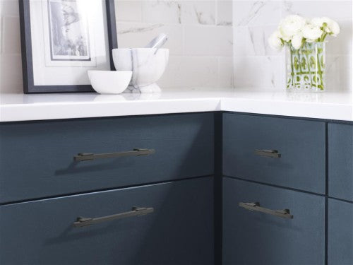 Urbanite Zinc & Aluminum Matte Black / Matte Black Cabinet Pull 6
