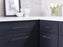 Urbanite Zinc & Aluminum Matte Black / Matte Black Cabinet Pull 11