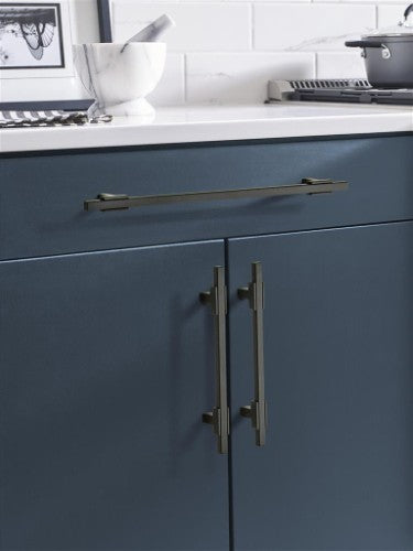 Urbanite Zinc & Aluminum Matte Black / Matte Black Cabinet Pull 8