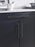 Urbanite Zinc & Aluminum Matte Black / Matte Black Cabinet Pull 12