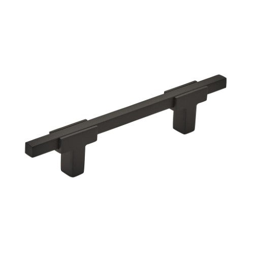 Urbanite Zinc & Aluminum Matte Black / Matte Black Cabinet Pull 1