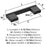 Versa Zinc Matte Black Cabinet Pull 9