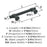Winsome Zinc Matte Black Cabinet Pull 10