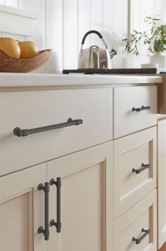 Winsome Zinc Matte Black Cabinet Pull 22