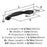 Intertwine Aluminum Matte Black Cabinet Pull 6