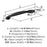Intertwine Aluminum Matte Black Cabinet Pull 7