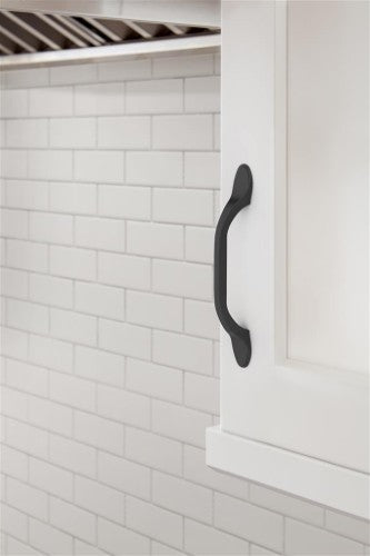 Ravino Zinc Matte Black Cabinet Pull 11